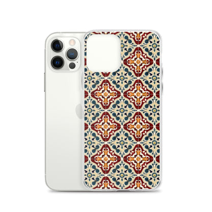 iPhone Case Classic Encaustic Tile Red