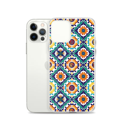 iPhone Case Talavera Tiles Green and Blue