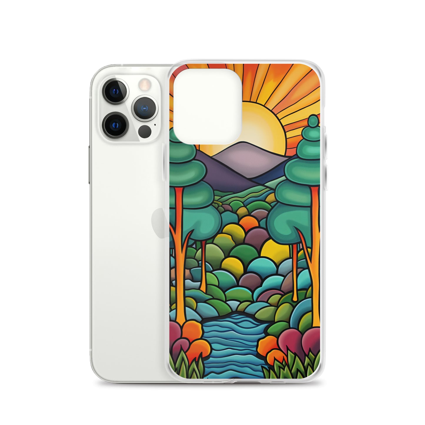 iPhone Case Arkley Sunrise over Mountains and Forest