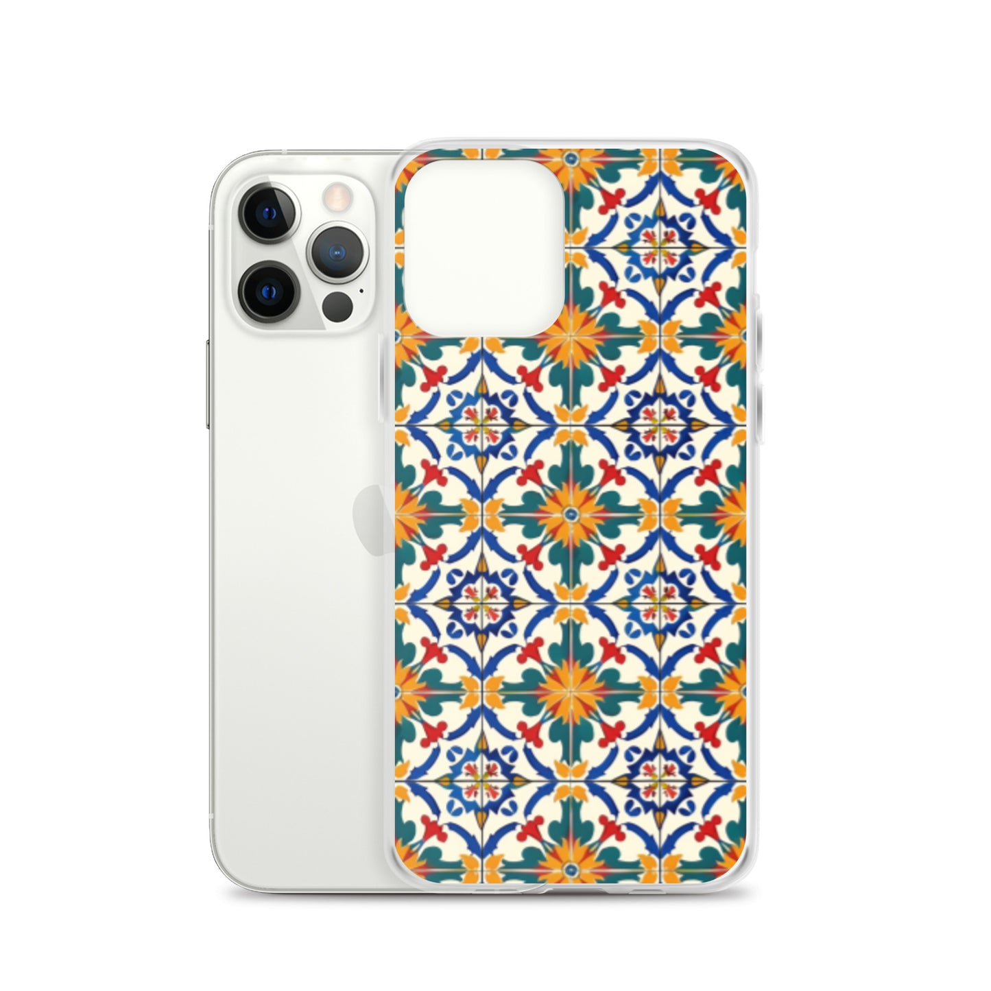 iPhone Case Colorful Yellow & Green Mediterranean Tiles
