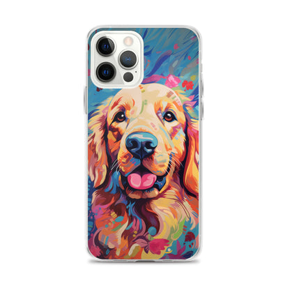 iPhone Case Painted Golden Retriever