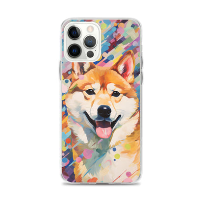 iPhone Case Painted Shiba Inu