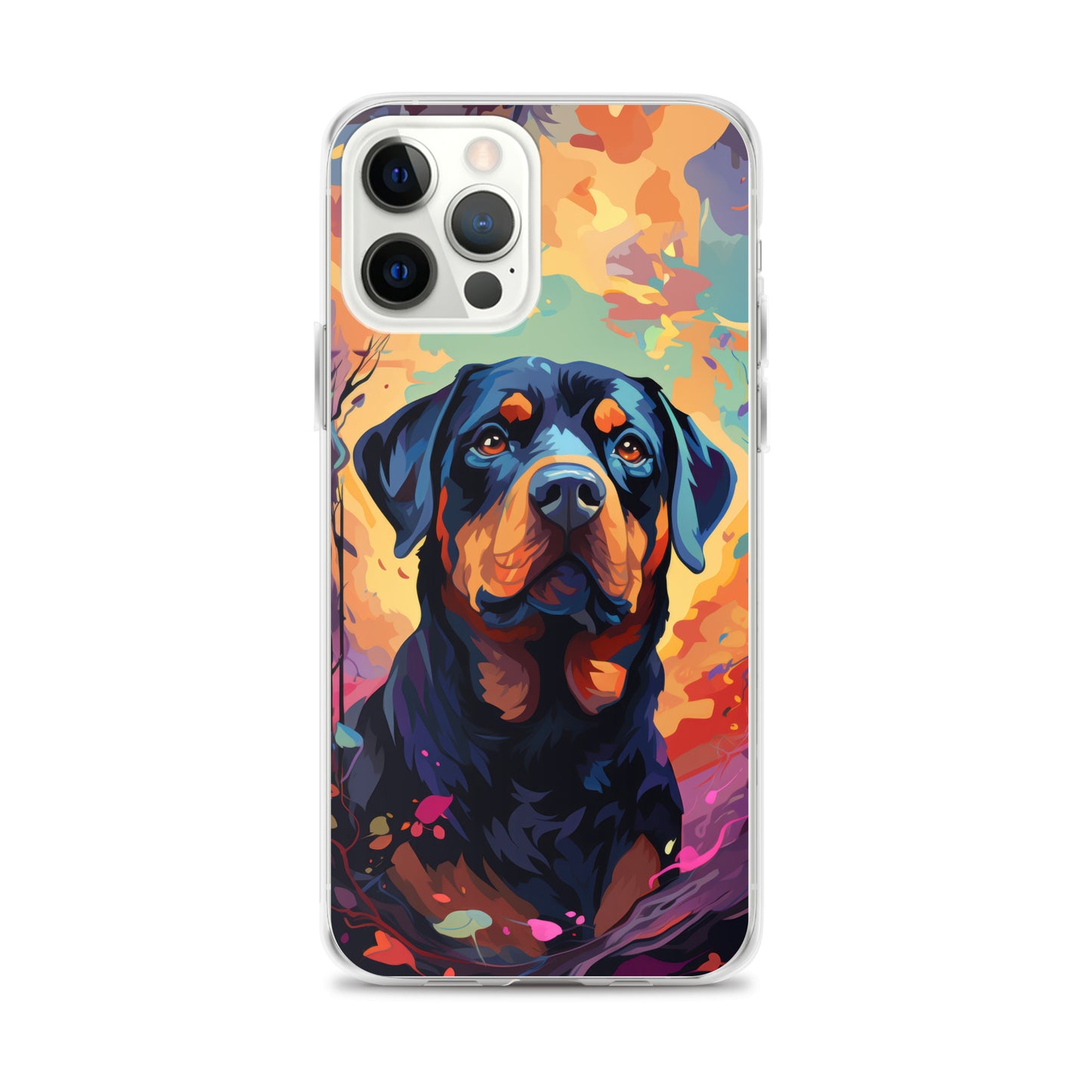 iPhone Case Painted Rottweiler