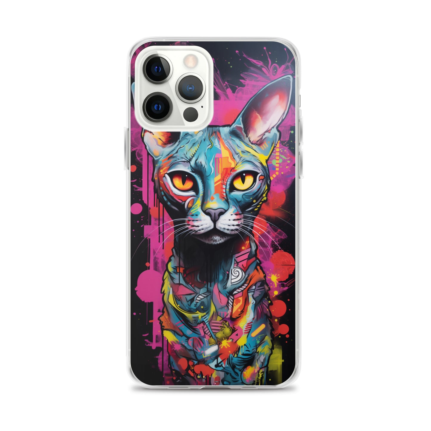Graffiti Sphynx Cat #2 iPhone Case