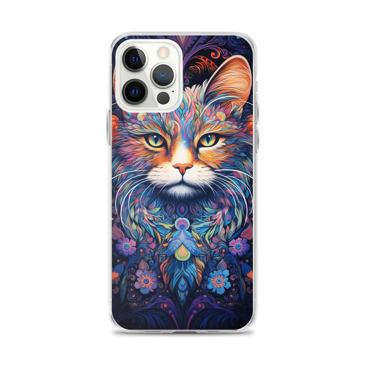 Psychedelic Cat #2 iPhone Case