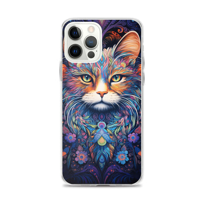 Psychedelic Cat #2 iPhone Case