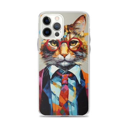 Business Cat iPhone Case