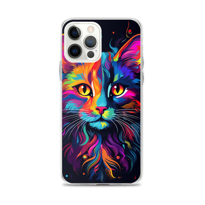 Day Glo Cat iPhone Case