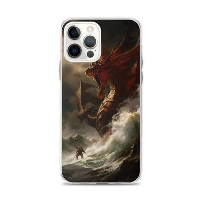 Dragon Battle iPhone Case