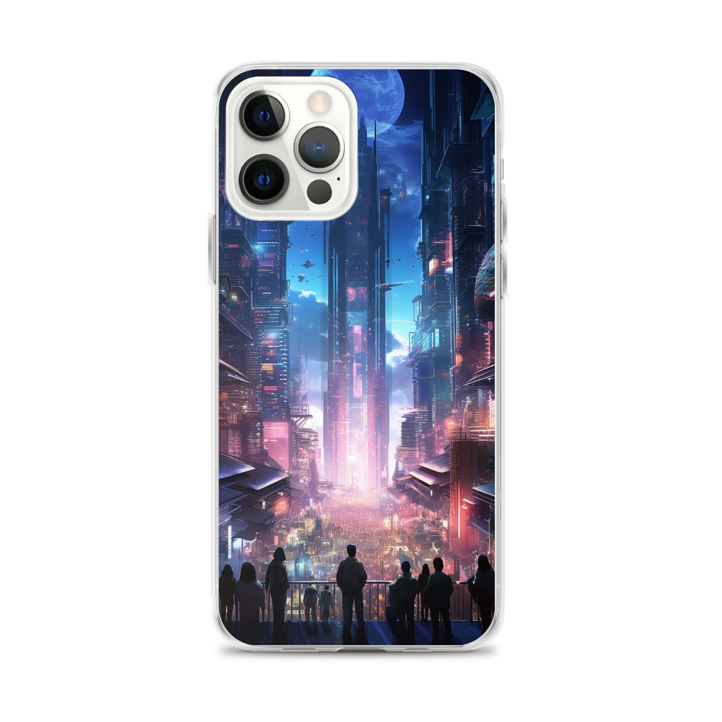 Cyberpunk Cityscape iPhone Case