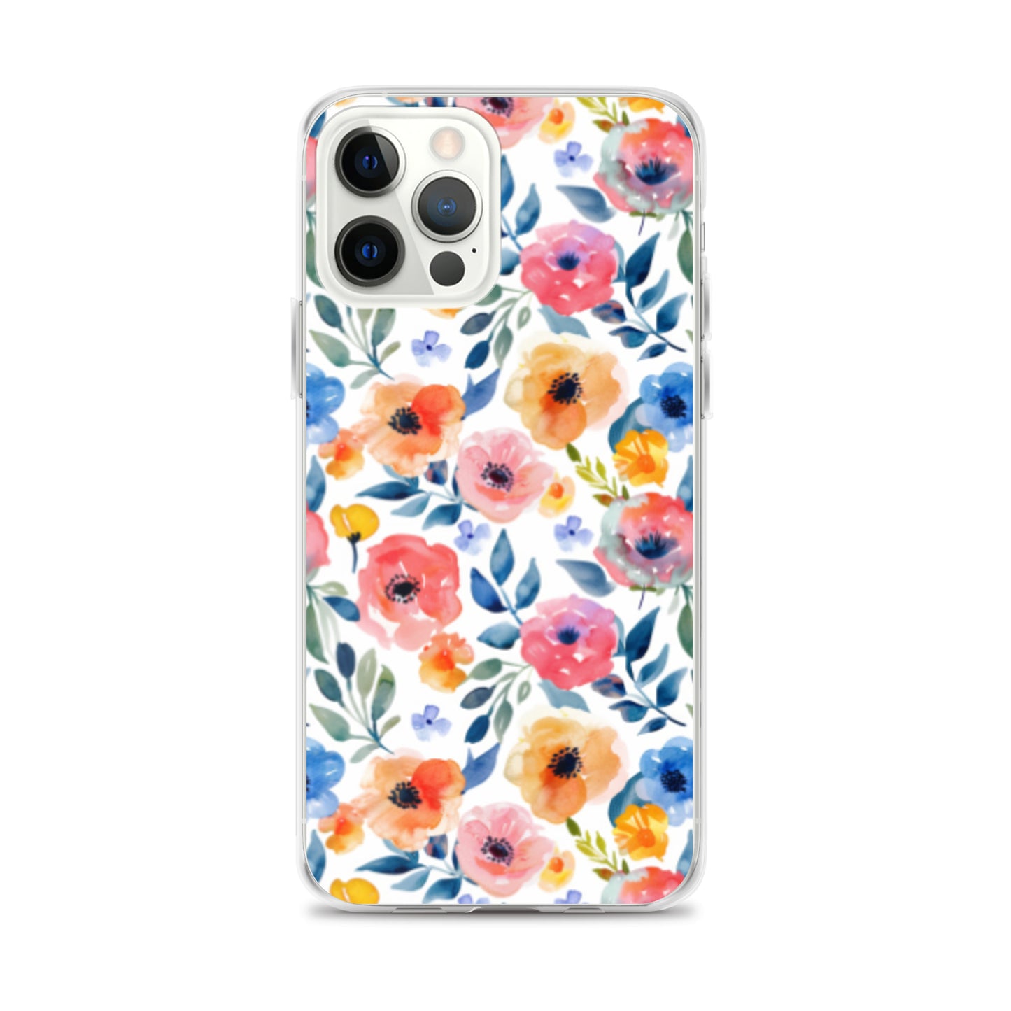 iPhone Case Colorful Watercolor Floral Pattern