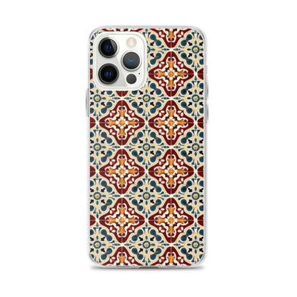 iPhone Case Classic Encaustic Tile Red