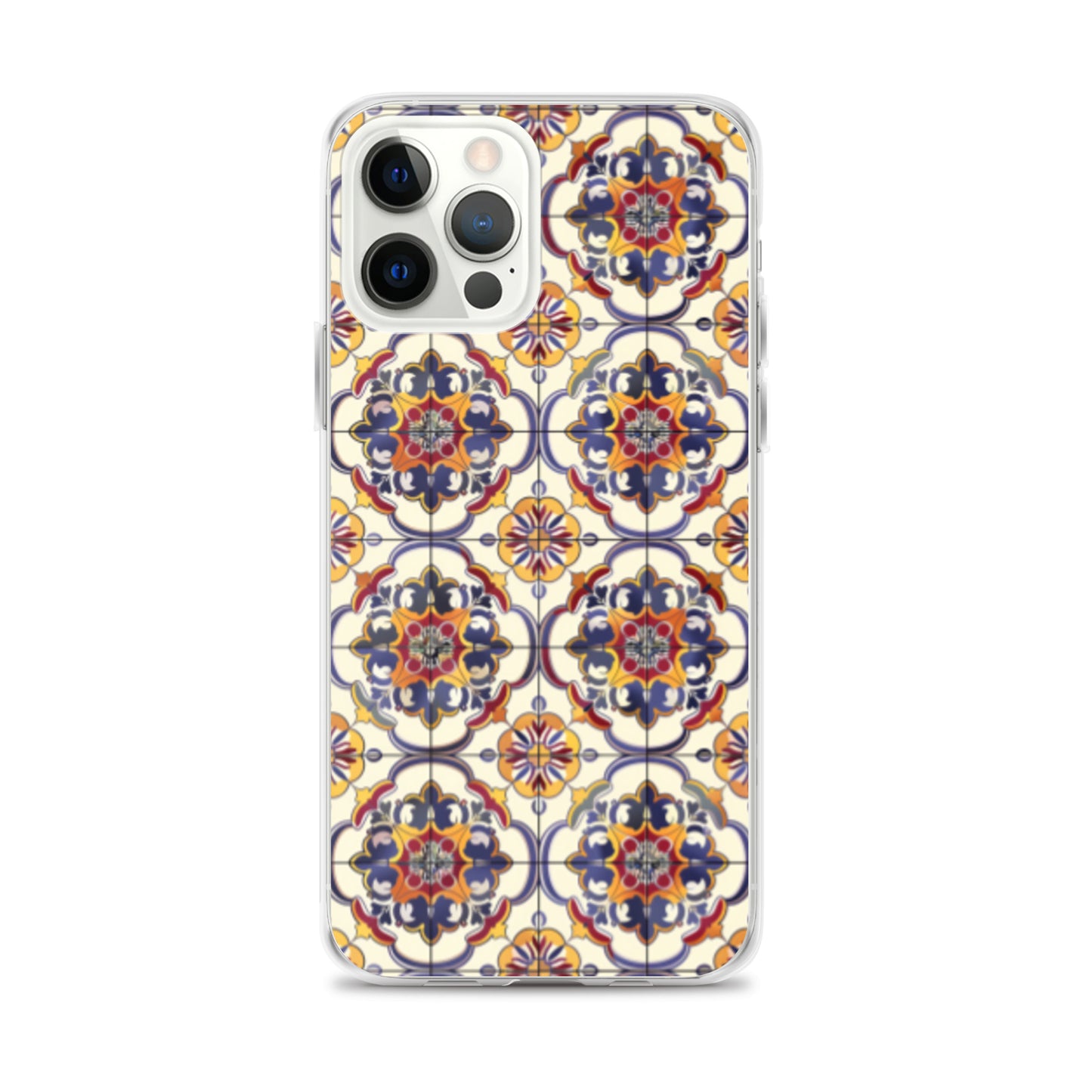 iPhone Case Classic Victorian Tile Blue