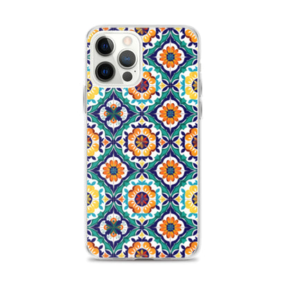 iPhone Case Talavera Tiles Green and Blue