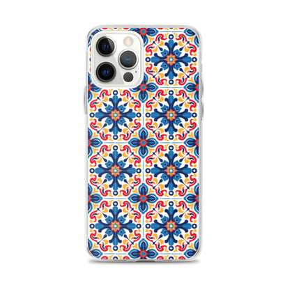 iPhone Case Talavera Tiles Blue and Red