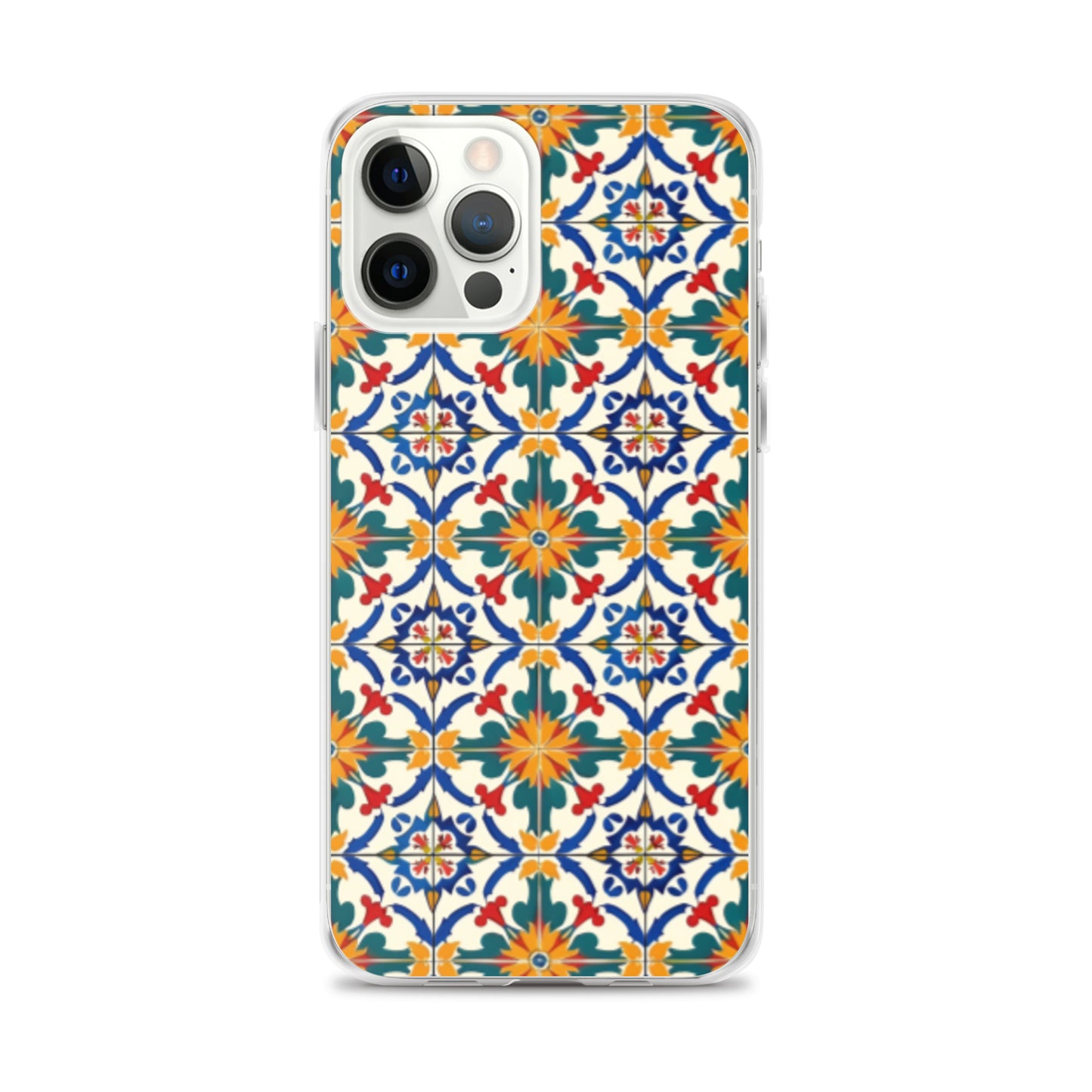 iPhone Case Colorful Yellow & Green Mediterranean Tiles