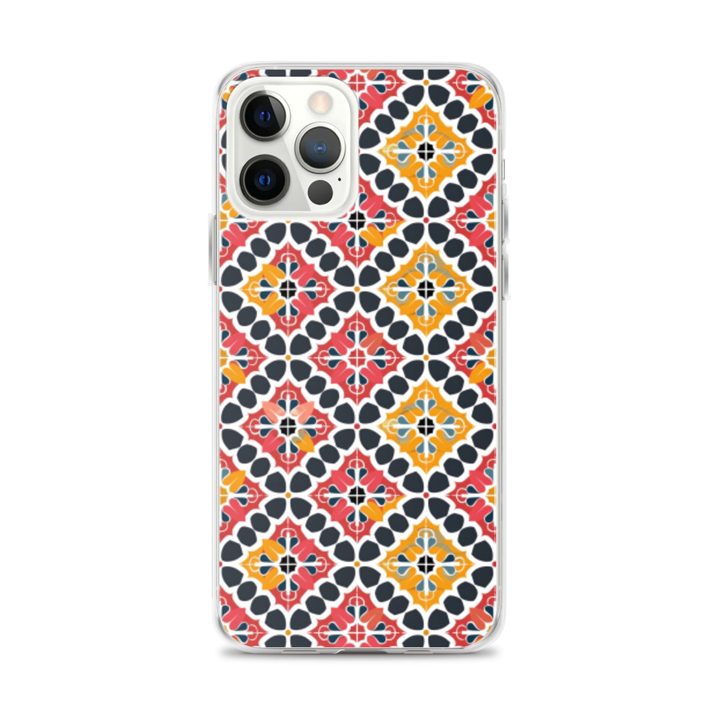 iPhone Case Colorful Spanish Quatrefoil Pattern