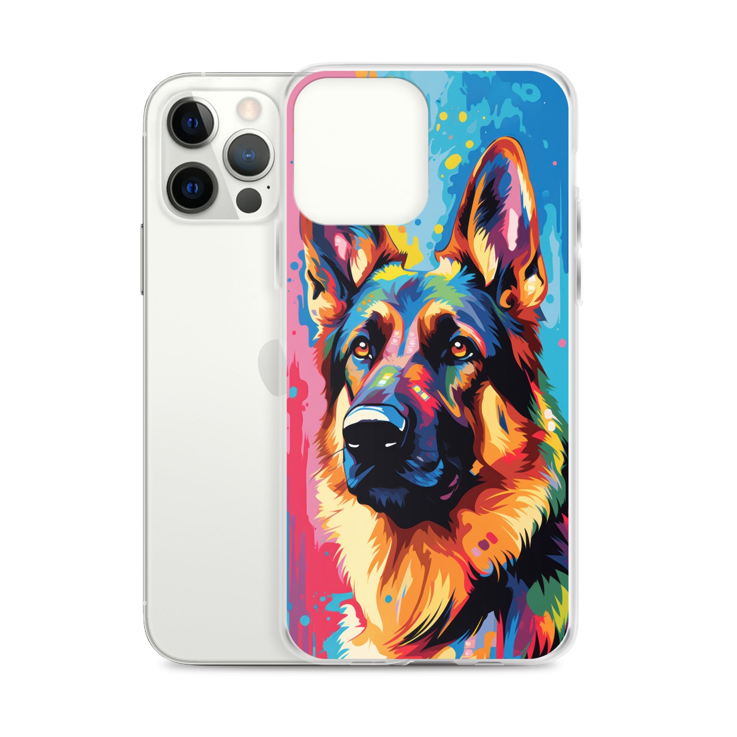 iPhone Case Painted German Shepherd