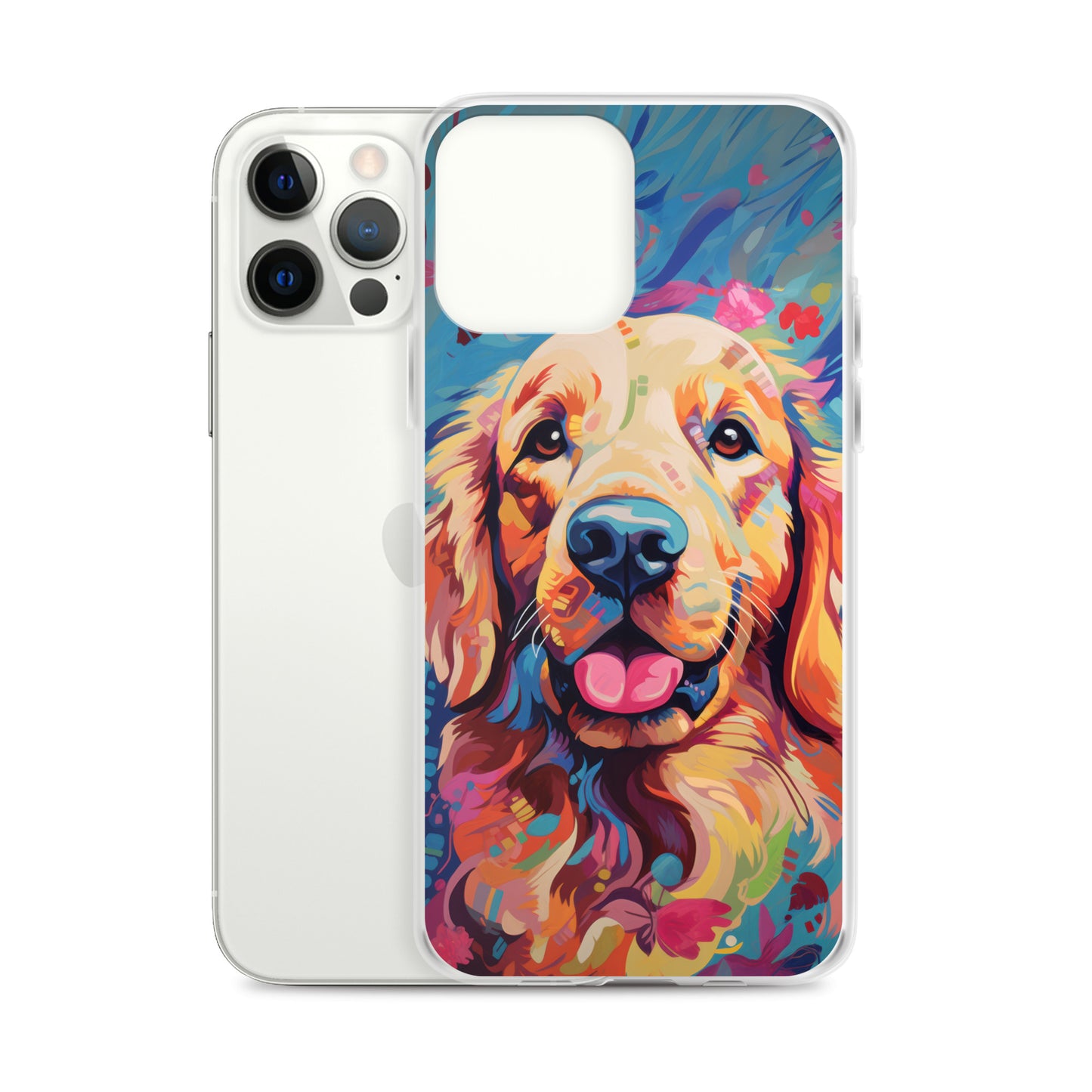 iPhone Case Painted Golden Retriever