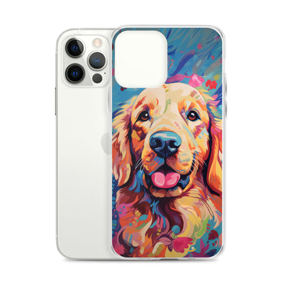 iPhone Case Painted Golden Retriever