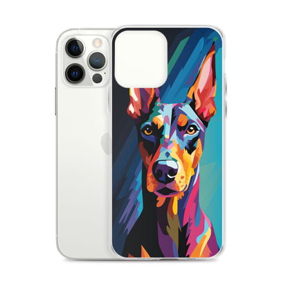 iPhone Case Painted Doberman Pinscher