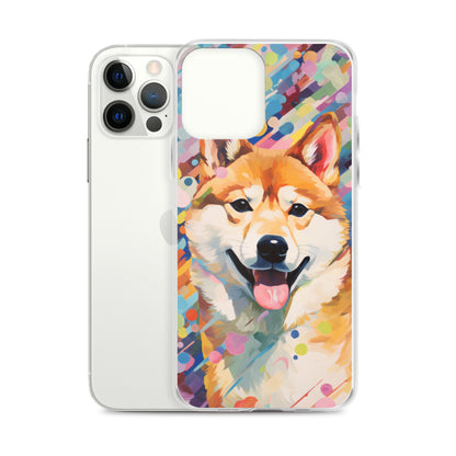 iPhone Case Painted Shiba Inu