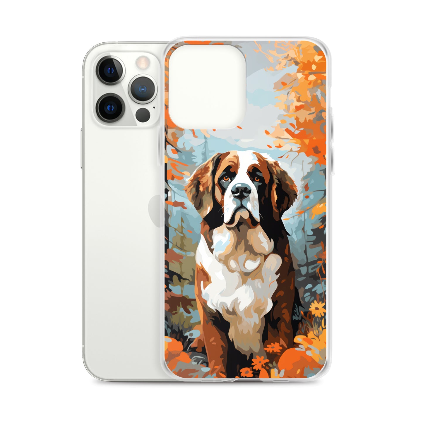 iPhone Case Painted St. Bernard