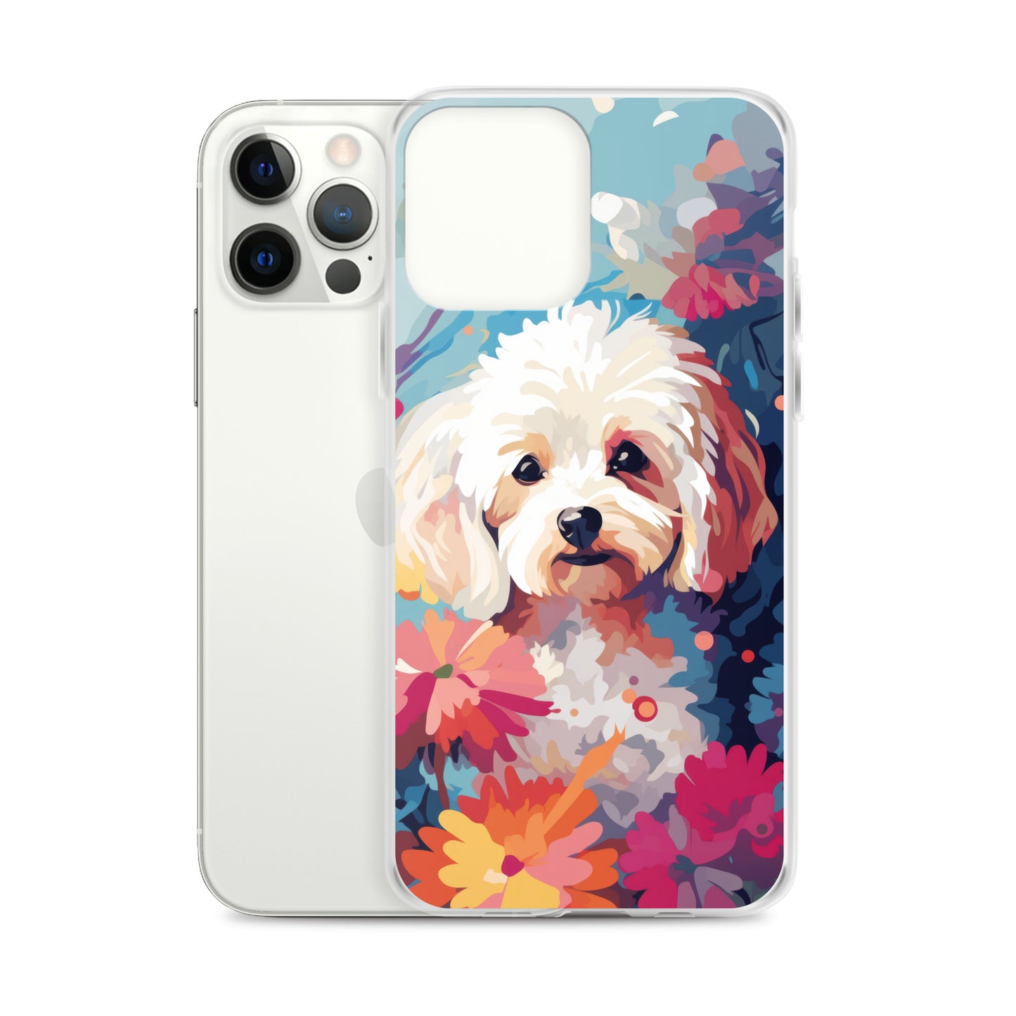 iPhone Case Painted Bichon Frise