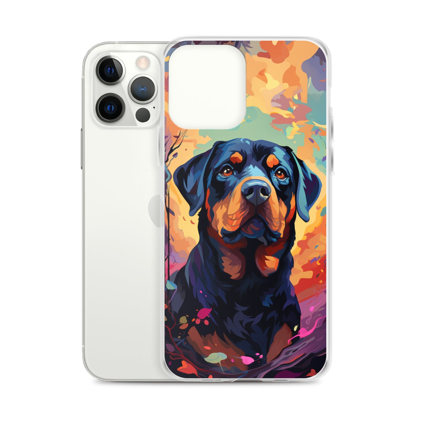 iPhone Case Painted Rottweiler