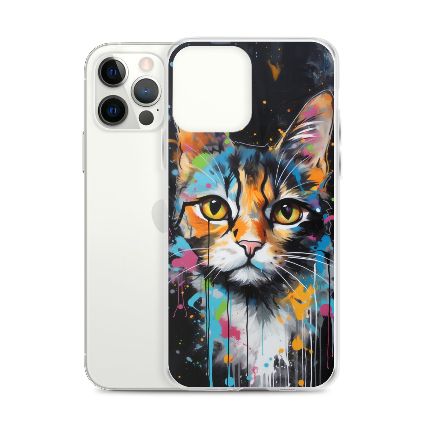 Graffiti Calico Cat iPhone Case