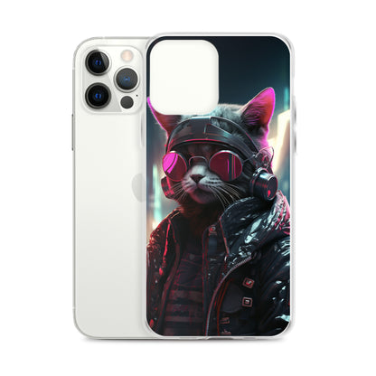 Cyberpunk Kitty Cat iPhone Case