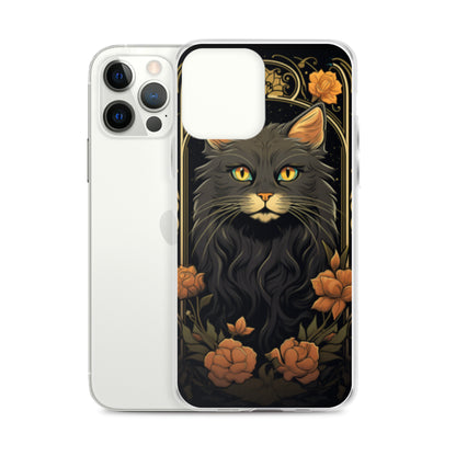 Art Nouveau Cat iPhone Case