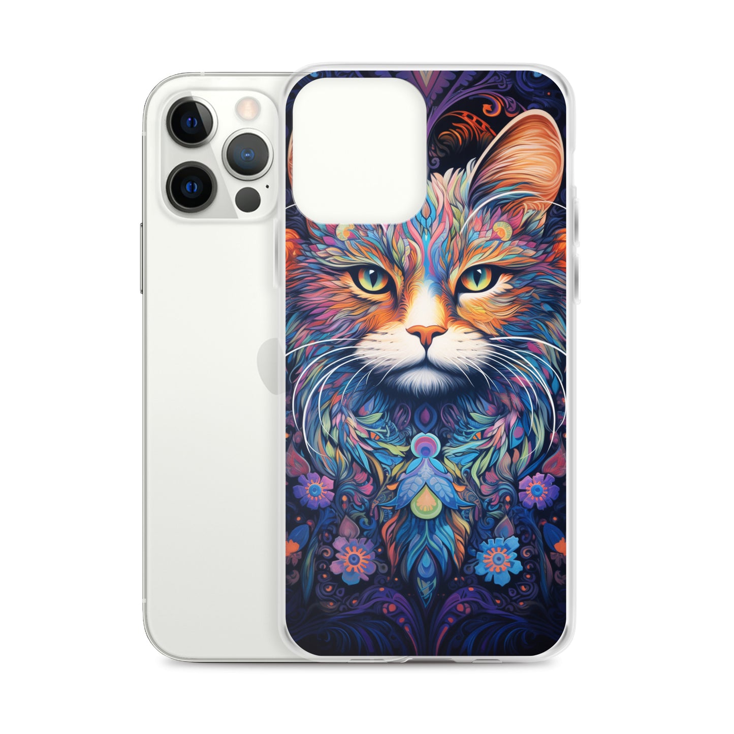 Psychedelic Cat #2 iPhone Case