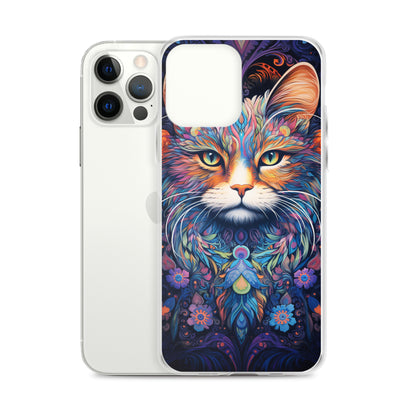 Psychedelic Cat #2 iPhone Case