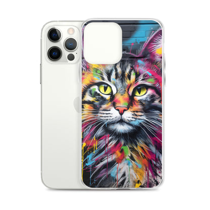 Graffiti Cat iPhone Case