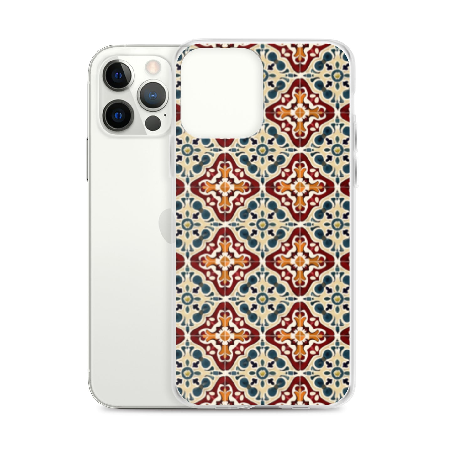 iPhone Case Classic Encaustic Tile Red