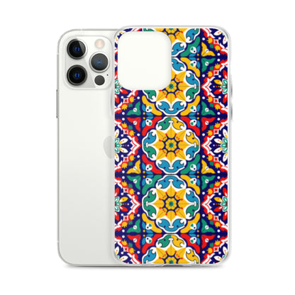 iPhone Case Talavera Tiles Red and Yellow