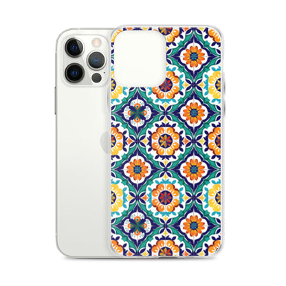 iPhone Case Talavera Tiles Green and Blue