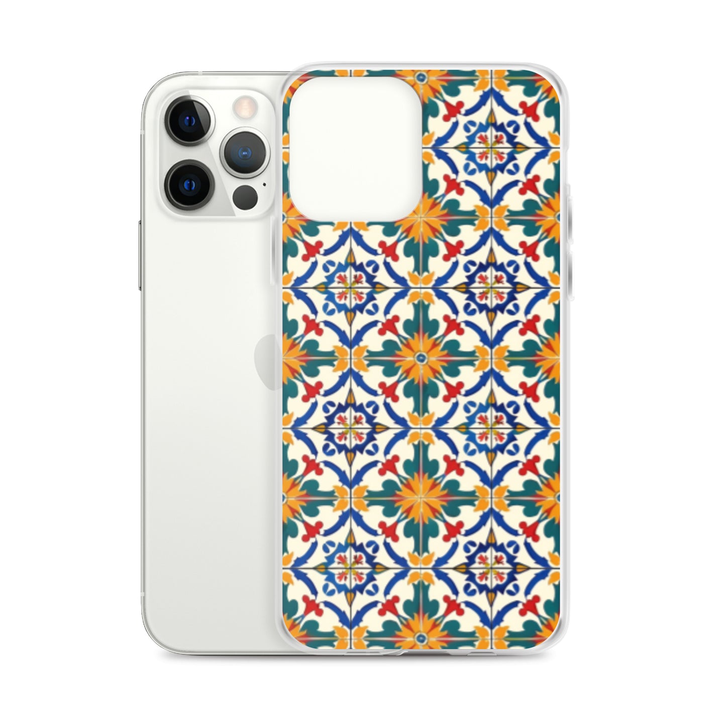 iPhone Case Colorful Yellow & Green Mediterranean Tiles