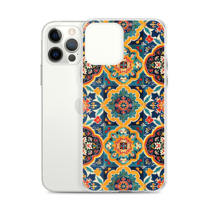 iPhone Case Colorful Armenian Ceramic Tiles