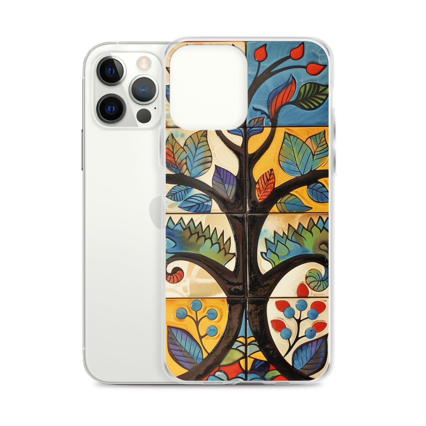 iPhone Case Colorful Tile Tree