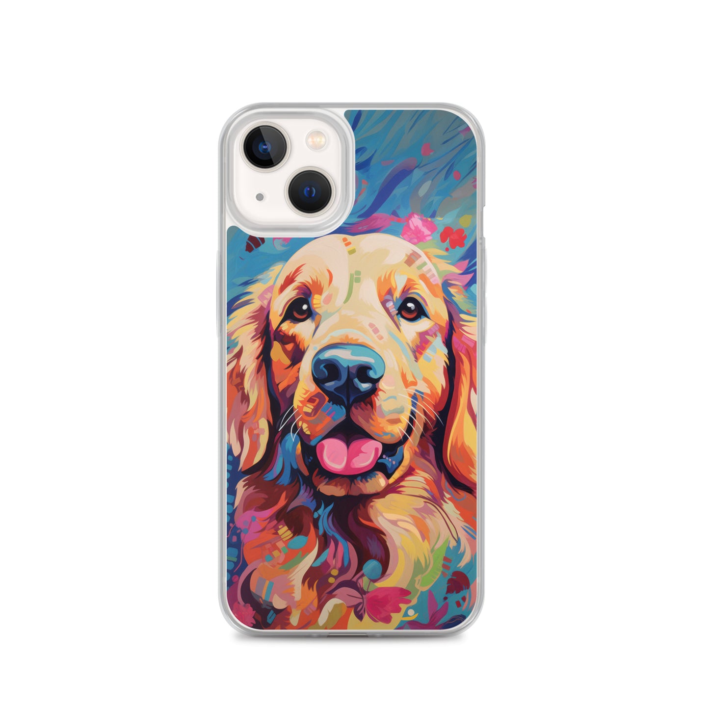 iPhone Case Painted Golden Retriever