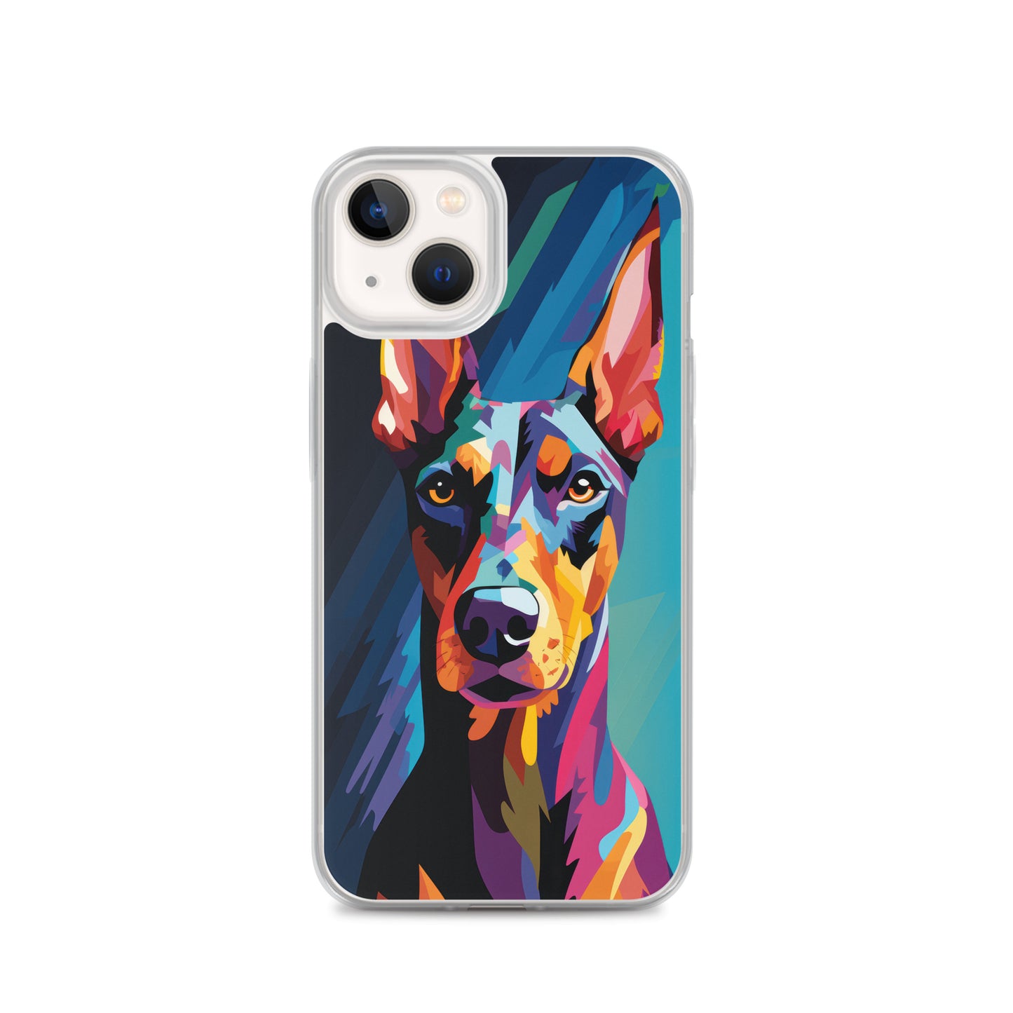 iPhone Case Painted Doberman Pinscher
