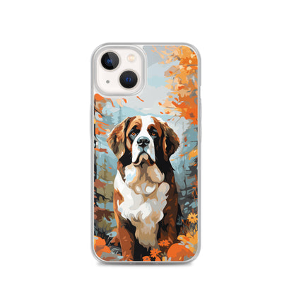 iPhone Case Painted St. Bernard