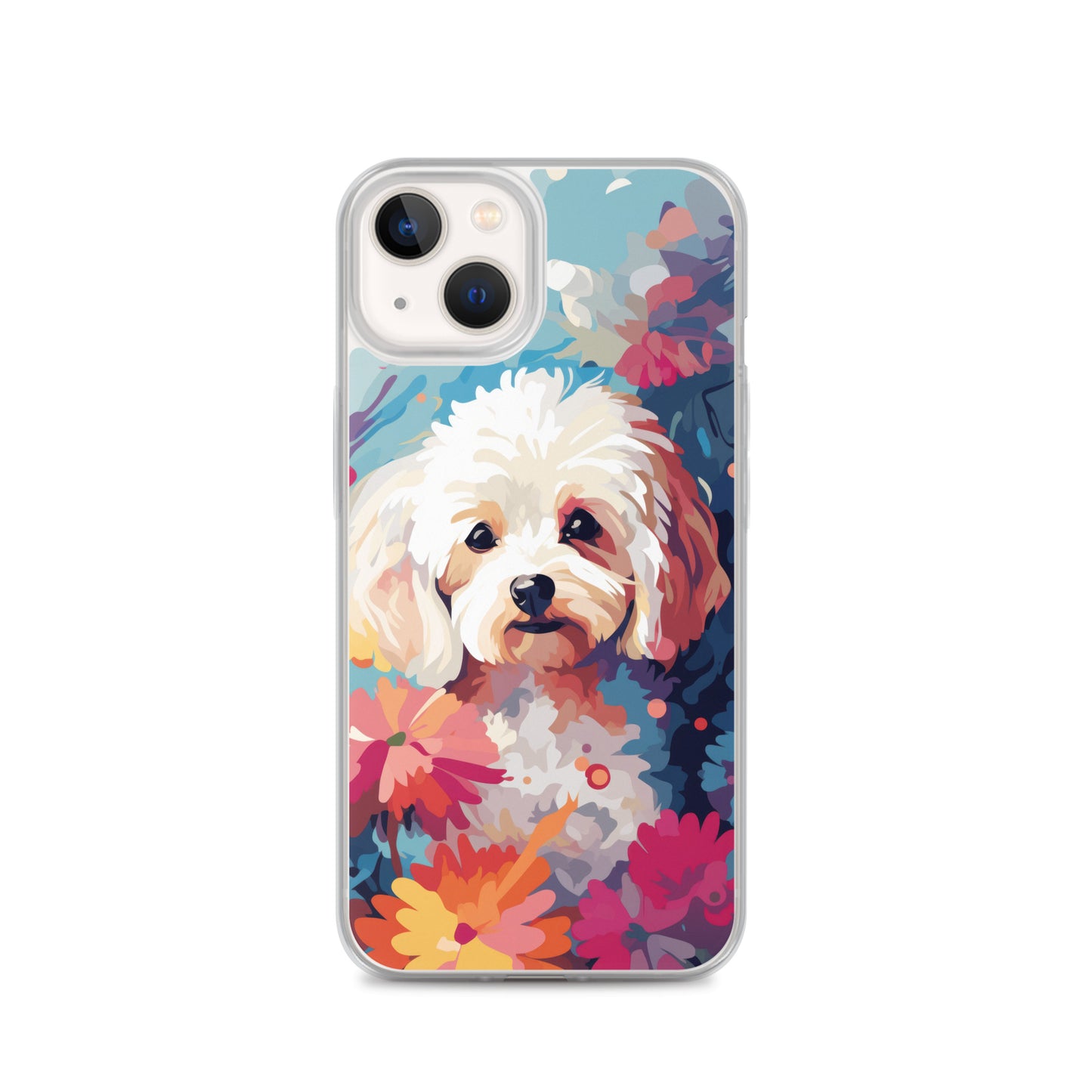 iPhone Case Painted Bichon Frise