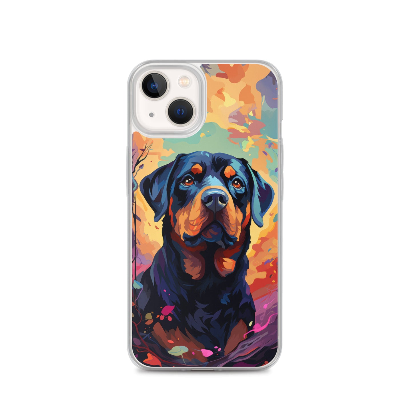 iPhone Case Painted Rottweiler