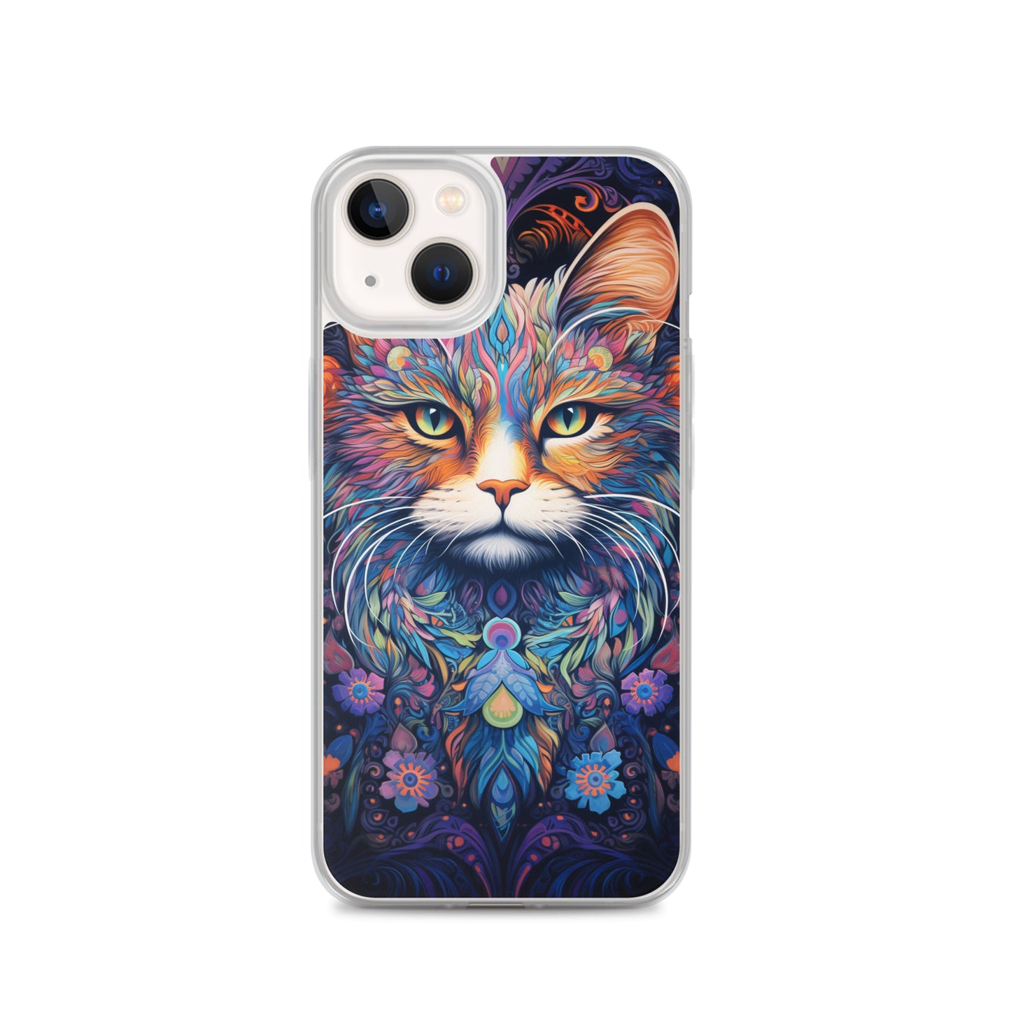 Psychedelic Cat #2 iPhone Case