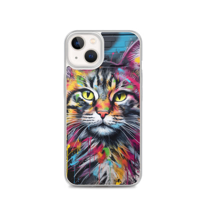 Graffiti Cat iPhone Case
