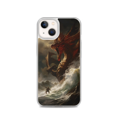 Dragon Battle iPhone Case