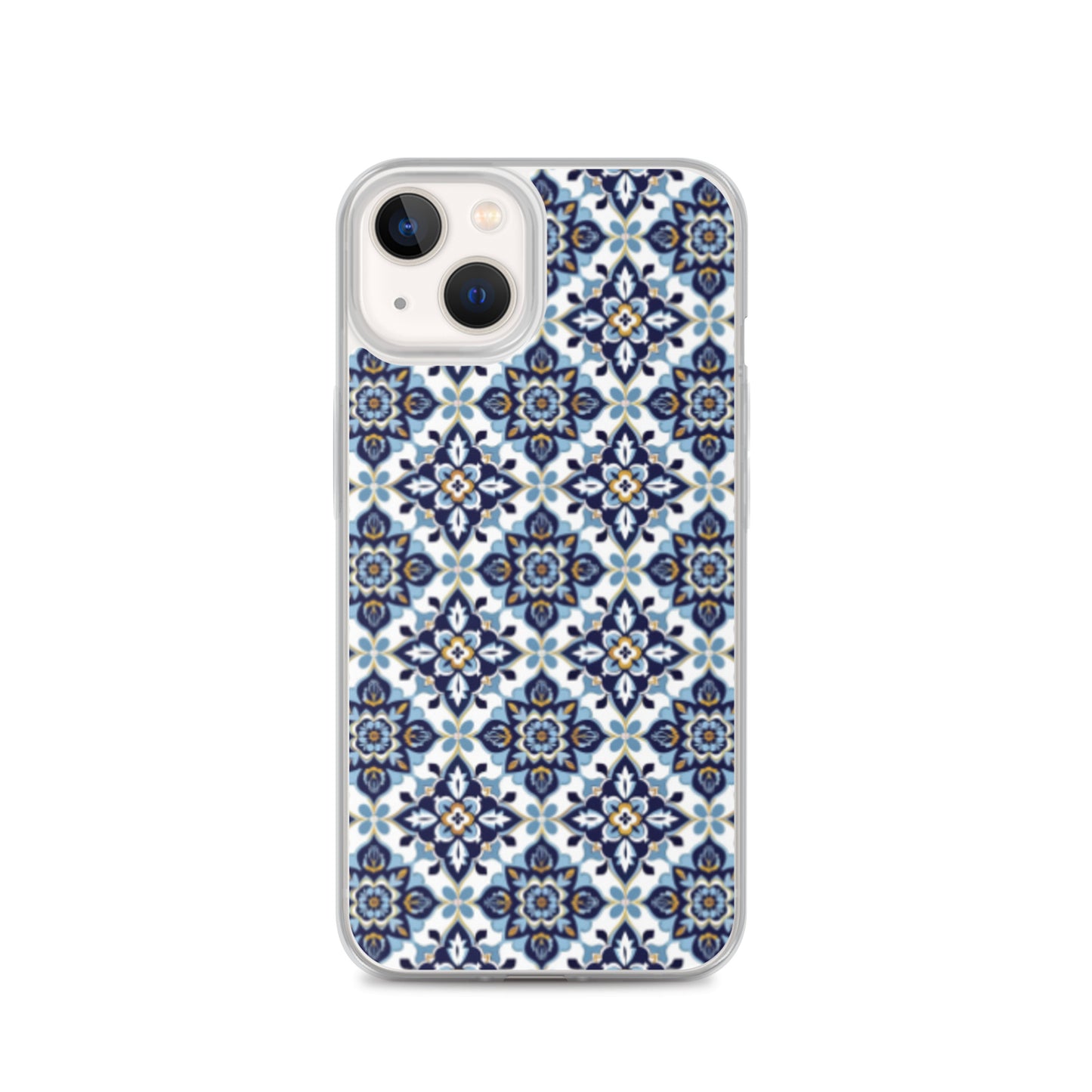 iPhone Case Classic Encaustic Tile Blue